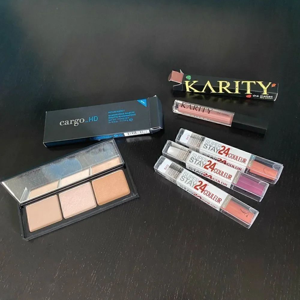 NIB Cargo HD Maybelline and Karity beauty  lot